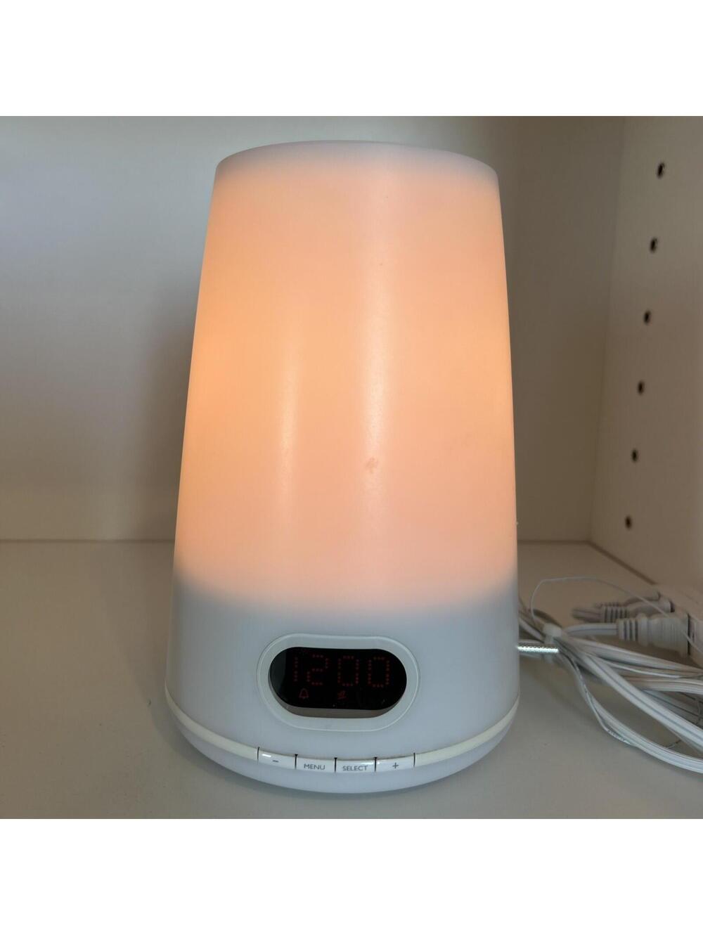 Philips Wake Up Naturally -Light Dawn Sunrise Simulator Alarm Clock Radio HF3470